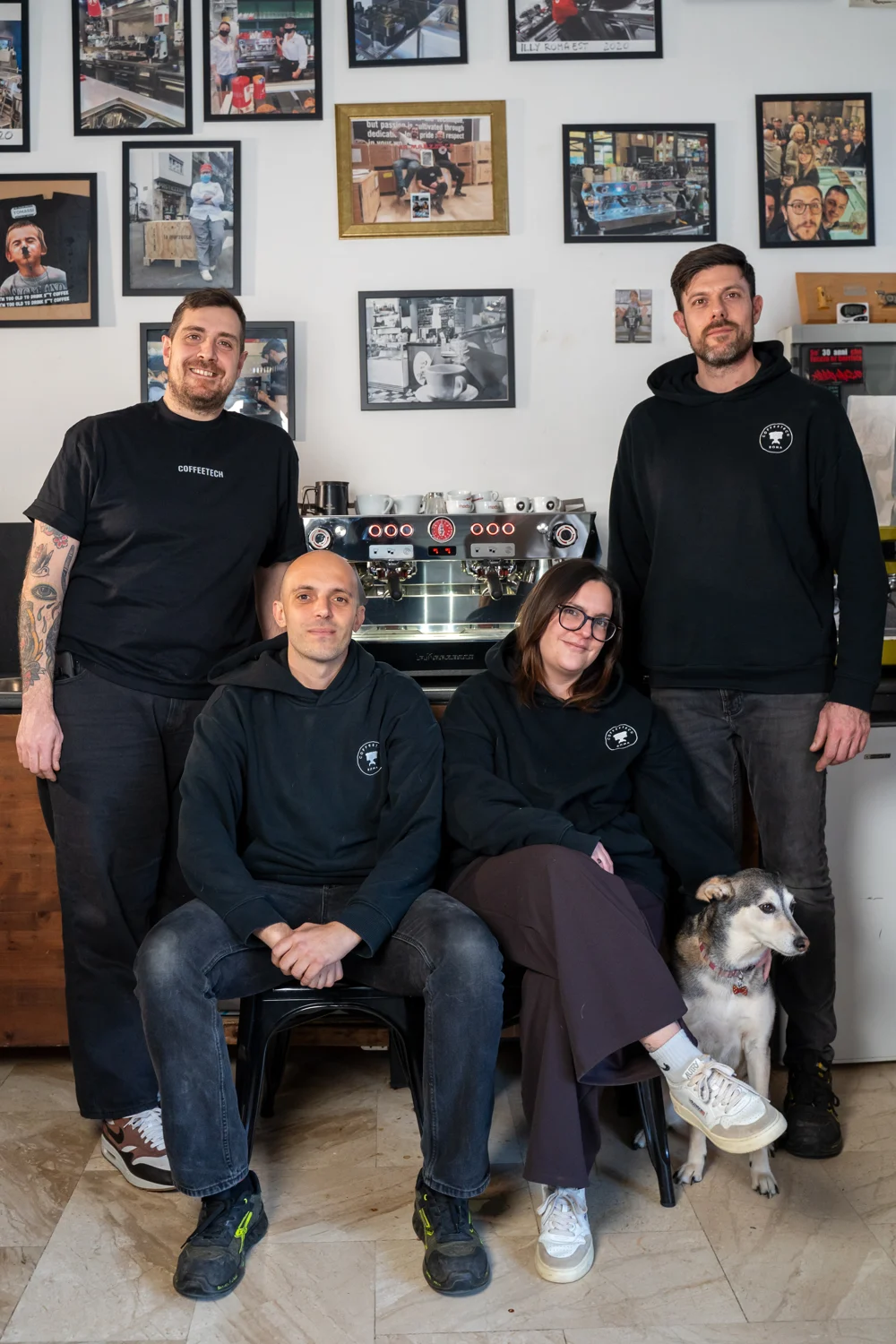 Il team Coffeetech a Roma